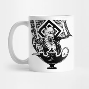 genius of the lamp with flying carpet Mug